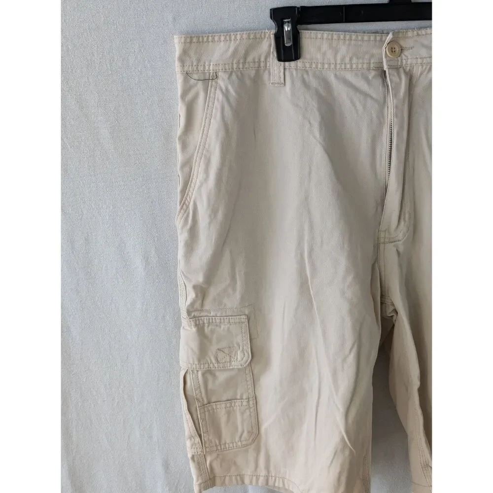 Y2k Ecko Unltd. Baggy Cargo Shorts Cream Men's Size 40